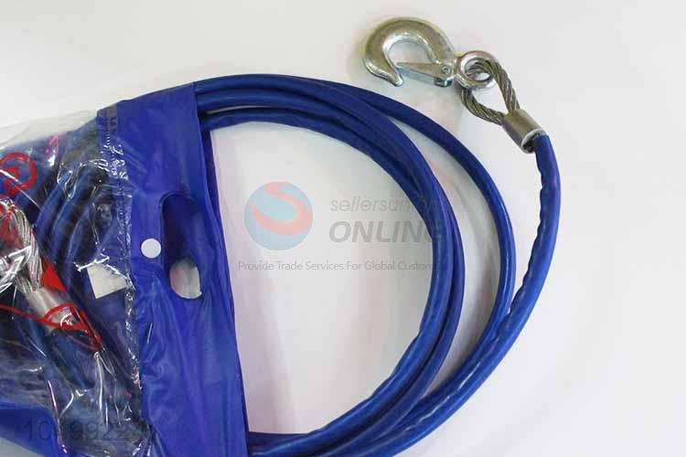 Good quality emergency car tow rope with shackle