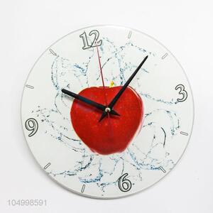Bottom Prices Round Shaped Decorative Glasss Wall Clock