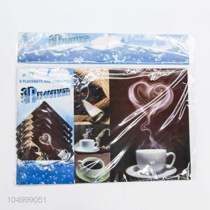 Top Quality Placemat Table Mat Hand Painted Coffee Cup Printed