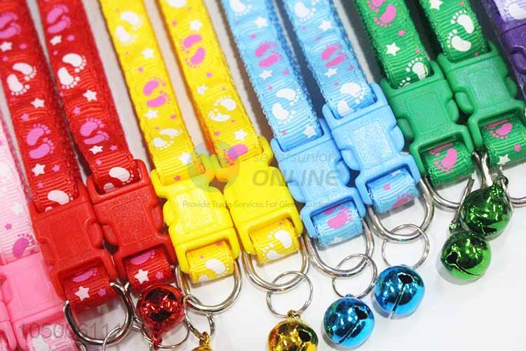Superior Quality Colorful Pet Supplies Bell Collar For Dog