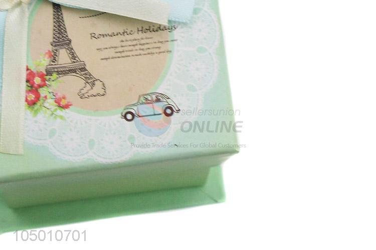 Low price delicate gift box with bowknot
