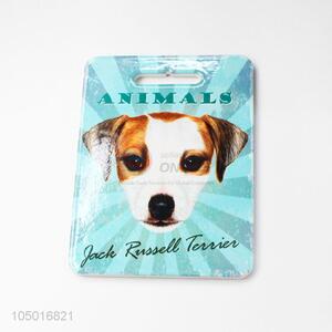 Factory OEM rectangle dog pattern ceramic cup mat cup coster