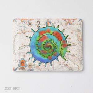 Direct factory rectangle ceramic fridge magnet with shell pattern