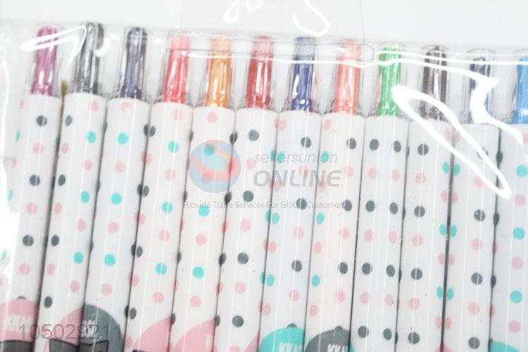 Promotional Low Price 24 Colors School Non-Toxic Drawing Crayon for Kids