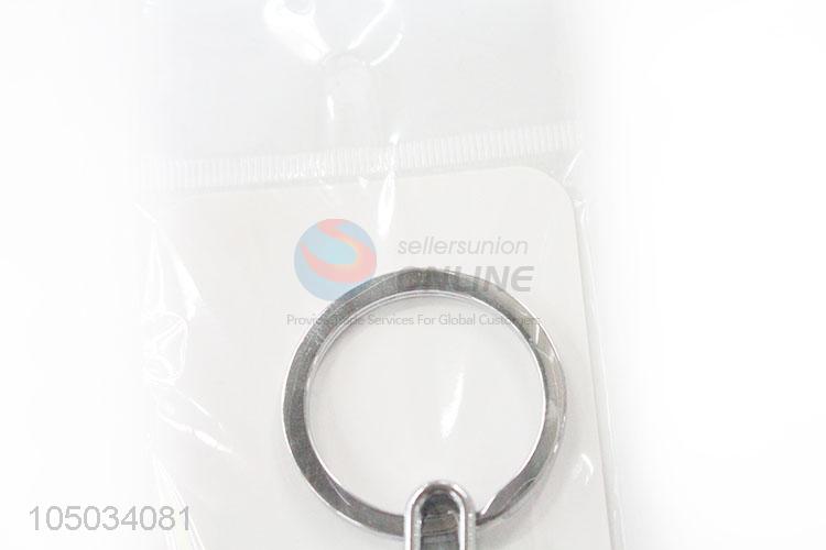Custom Good Quality Cartoon Panda Shaped Zinc Alloy Key Chain Portable Key Ring