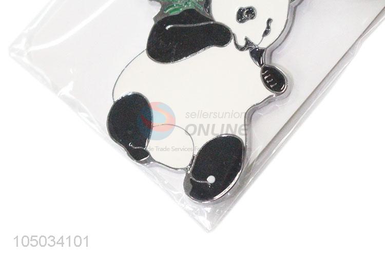 Portable Cartoon Cute Fat Panda Shaped Zinc Alloy Key Chain Portable Key Ring