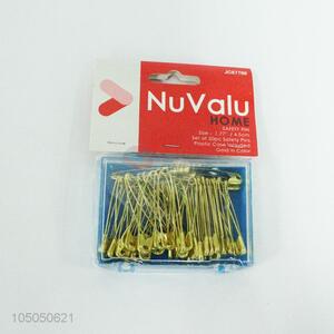 Promotional products 50pcs gold safety pins