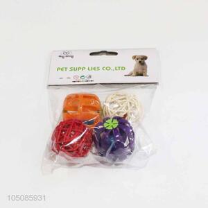 Hot sale cheap dog ball toy squeaker toy set
