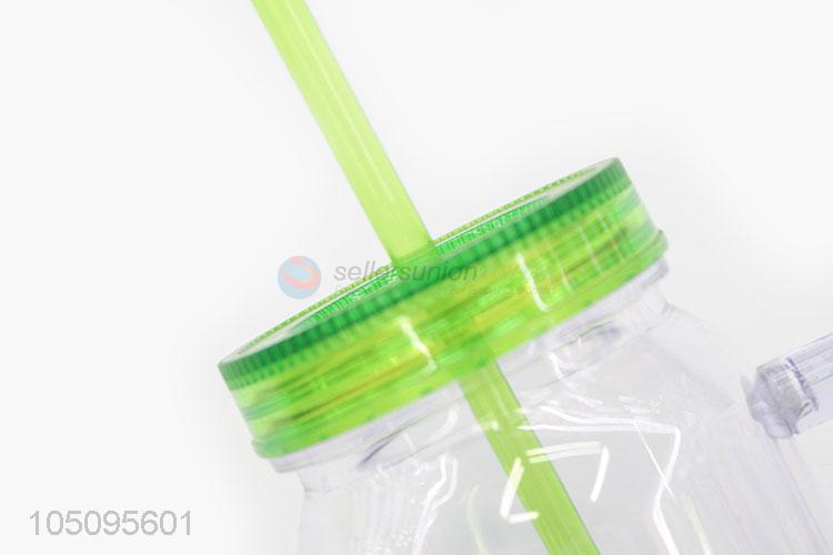 Factory Export Drinking Plastic Cup With Straw