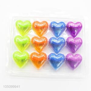 Popular Style Four Colors Heart Shaped Pencil Sharpener Cutter Knife Promotional Gift Stationery