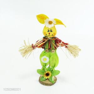 Cute Rabbit Shaped Nonwovens Scarecrow Crafts for Decoration