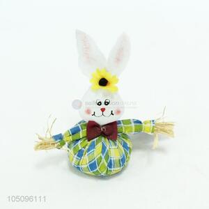 Cartoon Rabbit Shaped Nonwovens Scarecrow Crafts for Decoration