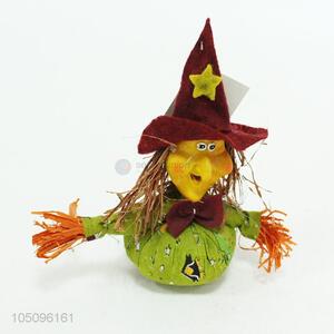 Cartoon Witch Scarecrow Shaped Nonwovens Crafts for Table Decoration