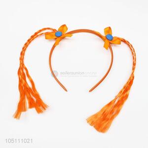 New Arrival Head Wear Girls Hair Band Accessories with Orange Braid