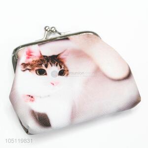 Cheap Price <em>Pet</em> Cat Pattern Coin Purse Coin PVC Wallet Coin Bag