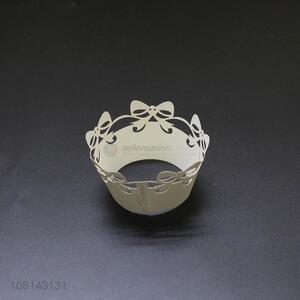 Top quality cheap laser cut paper cakecup w/o bottom