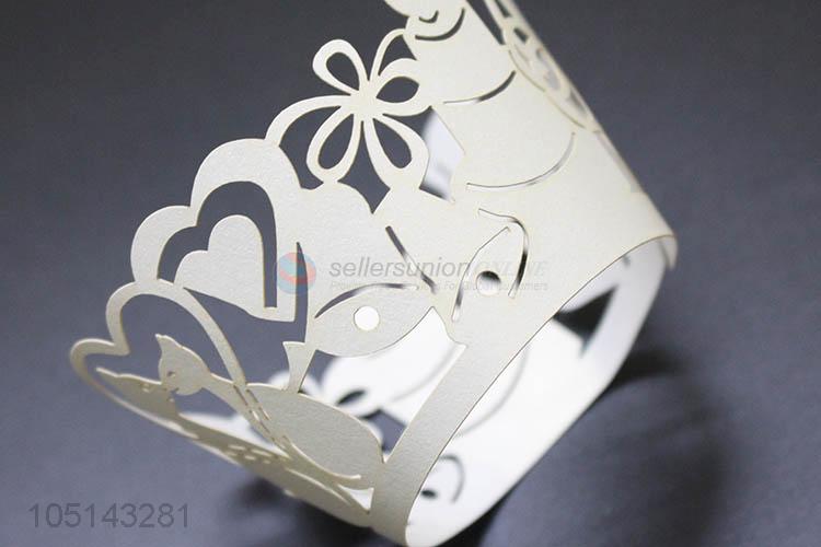 Factory directly sell laser cut paper cakecup w/o bottle