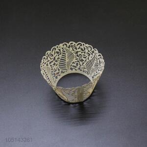Factory OEM delicate laser cut paper bottomless cakecup