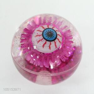 Rose Red Color Eyes Pattern Bouncy Ball