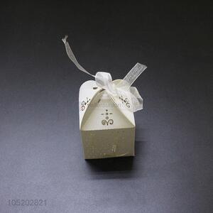 China OEM wedding favor laser cut birdcage candy box