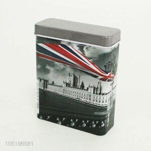 Square Shaped Tinplate Cigarette Case
