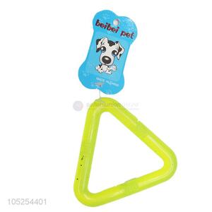 New Arrival Triangle Pet Toy Colorful Dog Chew Toy