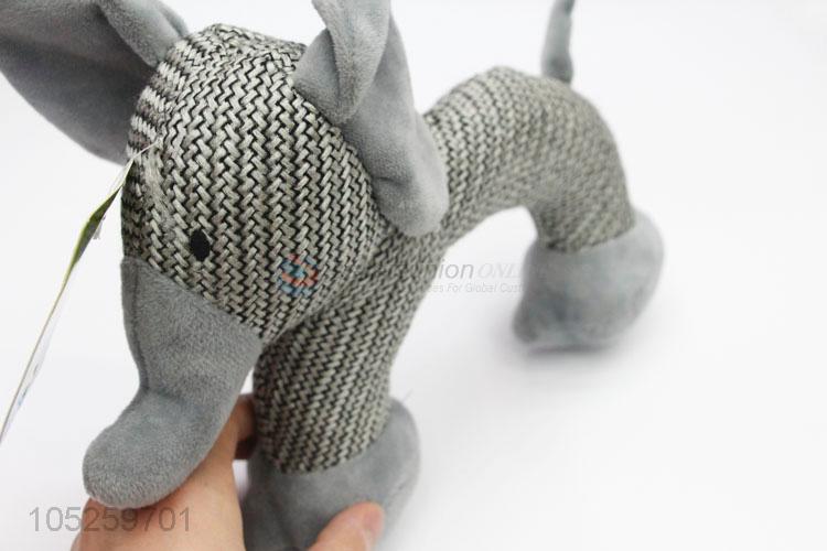 Excellent Quality Elephant Shape Pet Plush Toy