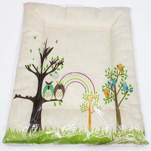 Cartoon Owl And Tree Painting Decorative  <em>Pillow</em>/Cushion