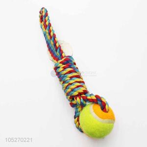 Factory Sales Cotton Dog Rope Toy Knot Puppy Chew Teething Toys