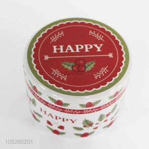 Wholesale round tinplate storage cans cookie can
