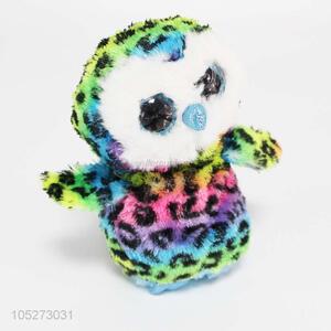 Promotional colorful leopard animal shape plush toy for kids