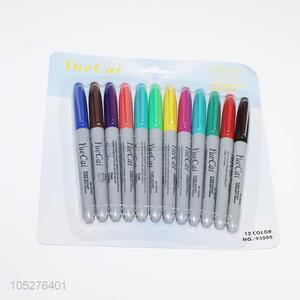 Good Quality Permanent Marker 12 Pieces Marking Pen