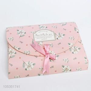 China Factory Price Pink Bow Gift Box Cupcake Box