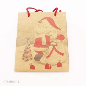Premium quality Christmas kraft paper shopping bag gift bag with handle