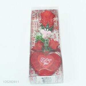 Delicate Valentine's Day gift fake rose flower