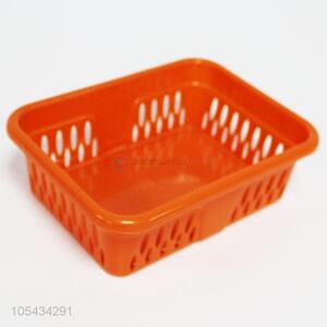 China supplier rectangle plastic storage basket drain basket