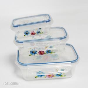 Wholesale kitchen supplies 3pcs food coontainer, preservation box