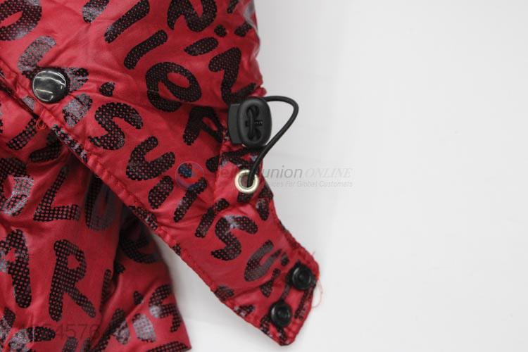 Good Quality Hooded Cotton-Padded Waterproof Pet Clothes