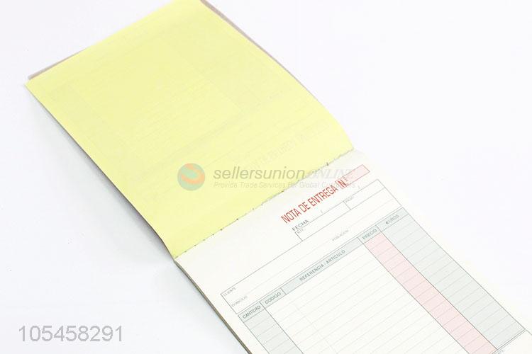Wholesale promotional delivery receipt book