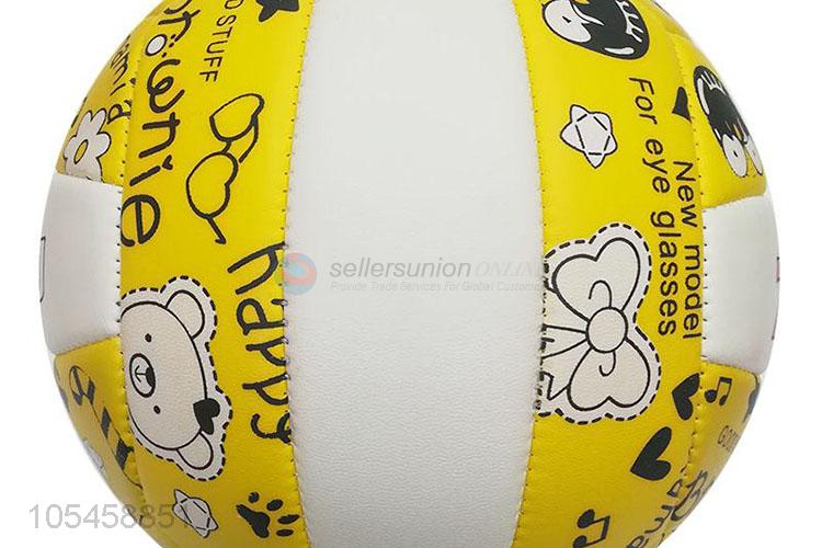 Wholesale Popular Cartoon Pattern PU Material Official Size 5 volleyball