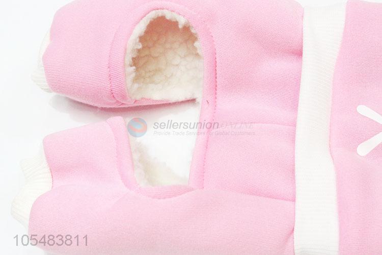 Bottom price pink pet winter coat dog trousers