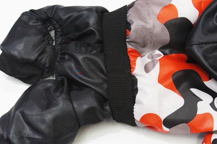 Factory promotional printed winter warm jacket pet trousers