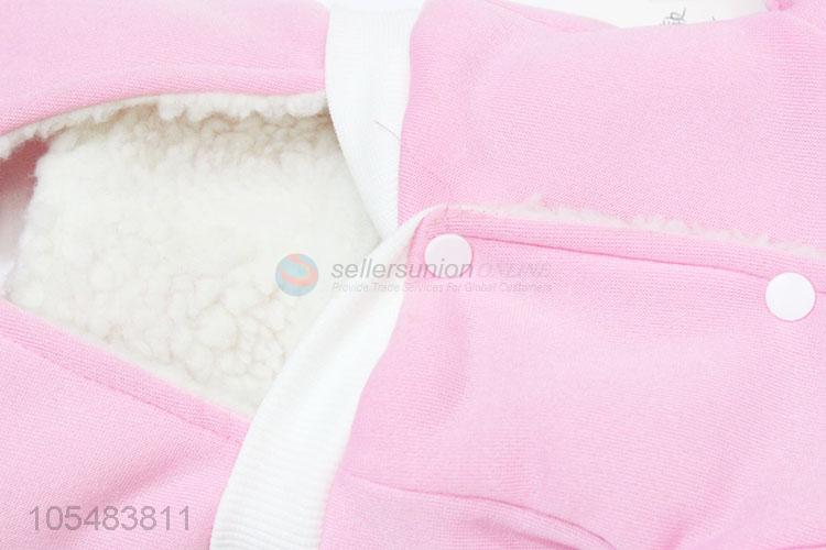 Bottom price pink pet winter coat dog trousers