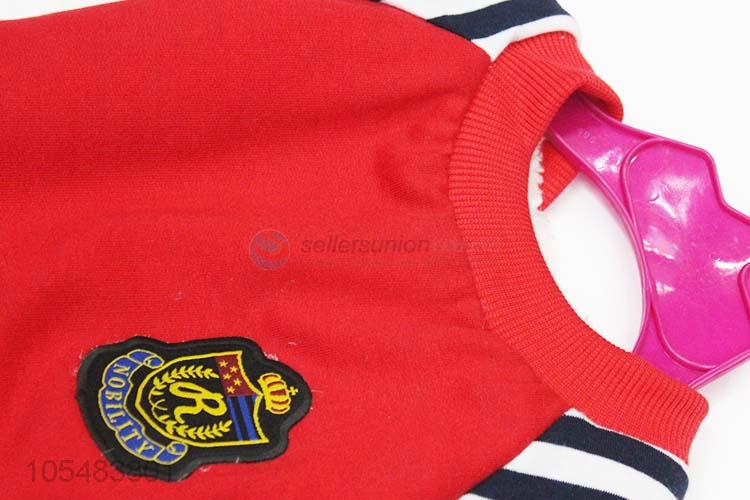 Cheap wholesale red cotton pet coat dog trousers for winter