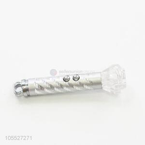 Latest design cheap mini plastic siver led flashlight