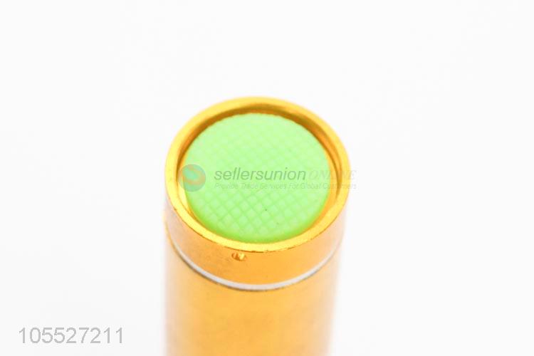 China OEM golden mini stick shape aluminum alloy led flashlight