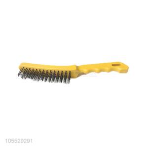 Good quality machine cleaning steel wire brush with handle