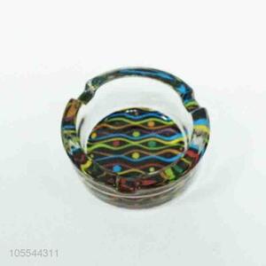 Promotional new design custom printing glass <em>ashtray</em>