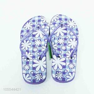 Excellent quality beautiful flower printed flip flops for women