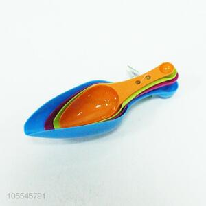 Best Quality 4 Pieces Plastic Measuring Spoon